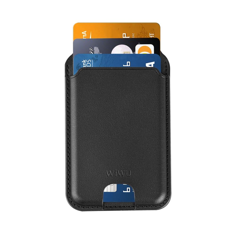 Картхолдер на MagSafe WIWU Mag Wallet Pro MW-003 Kevlar Black (6977703652895)
