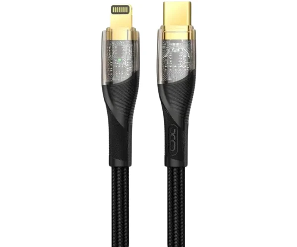 Кабель дата Xo NB-Q223A Type-C to Lightning 27W Black