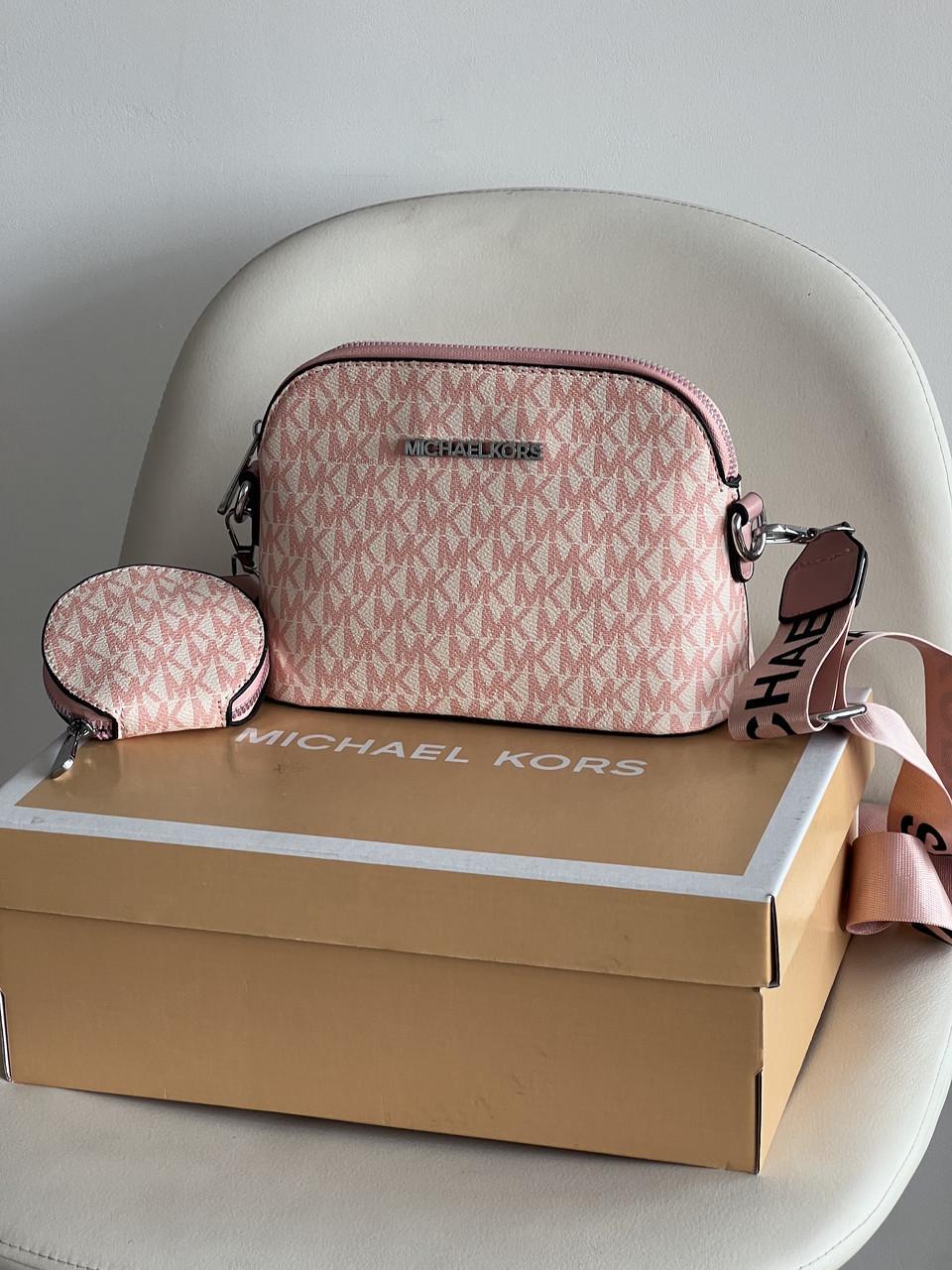 Сумка жіноча Michael Kors крос-боді 2в1 Рожевий (2765598632) Сумка жіноча Michael Kors крос-боді 2в1 Рожевий (2765598632)