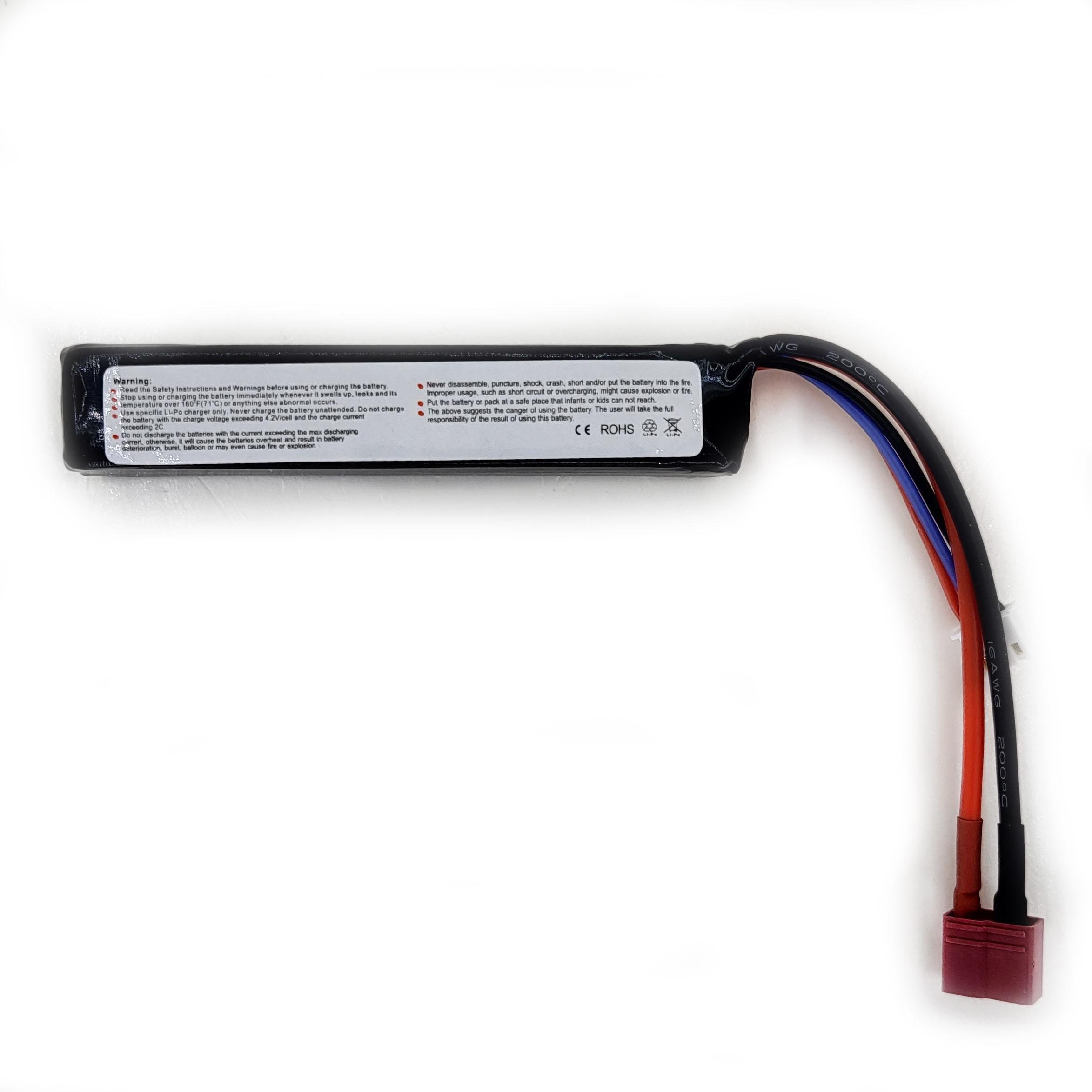 Акумулятор VB Power VB801890 для Airsoft Li-Pol 20-40C 7,4V 1300 mAh (14196435) - фото 3