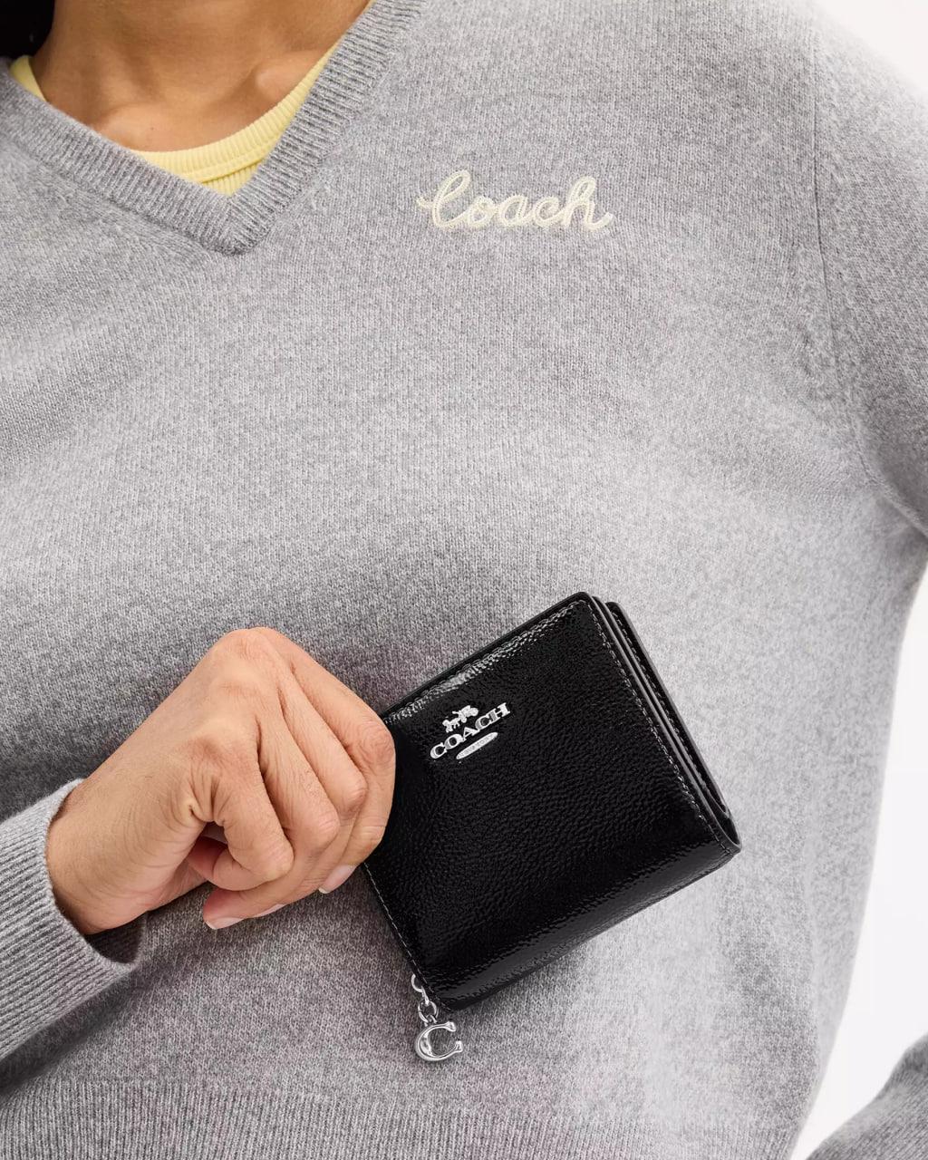 Кошелек кожаный Coach Snap Wallet (ESu122) - фото 4 Кошелек кожаный Coach Snap Wallet (ESu122) - фото 4