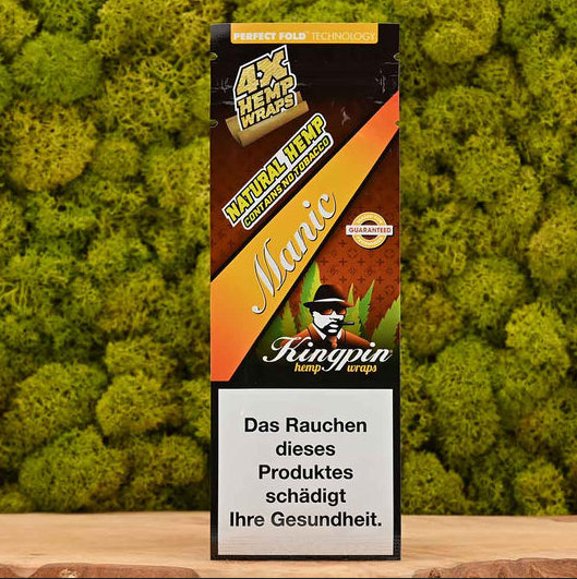 Бланти KingPin Hemp Wraps Manic 1 шт. (22223) - фото 4 Бланти KingPin Hemp Wraps Manic 1 шт. (22223) - фото 4