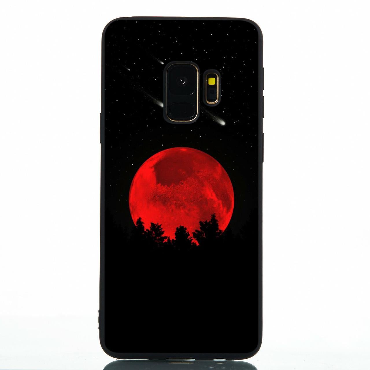Чехол-накладка защитная с TPU Луна для Huawei P20 Черная (34121790)