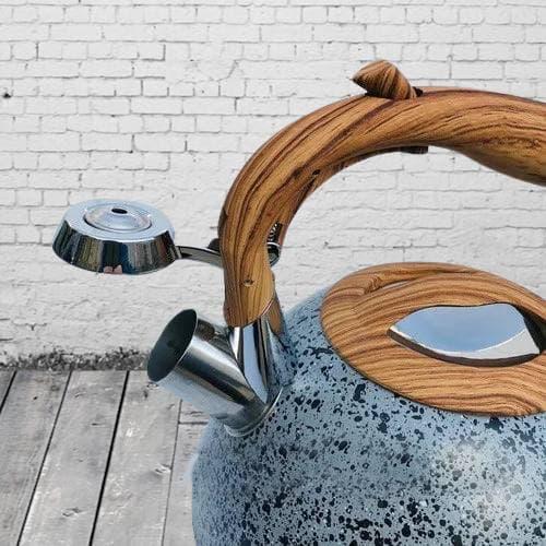 Чайник зі свистком для індукційної плити Edenberg EB-1986 мармурове покриття 3 л Сірий (2530556643) - фото 3 Чайник зі свистком для індукційної плити Edenberg EB-1986 мармурове покриття 3 л Сірий (2530556643) - фото 3