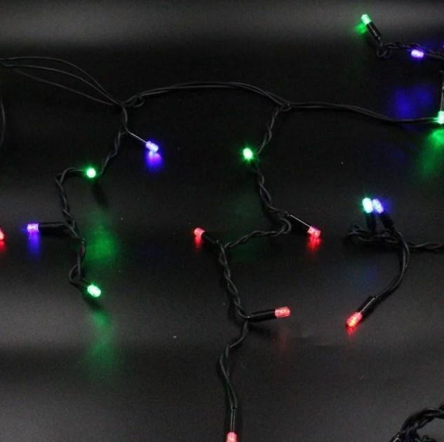 Гірлянда світлодіодна Xmas Бурульки M-2,5 м 120 бахрома LED-ламп Різнокольорове світло (015166) - фото 3