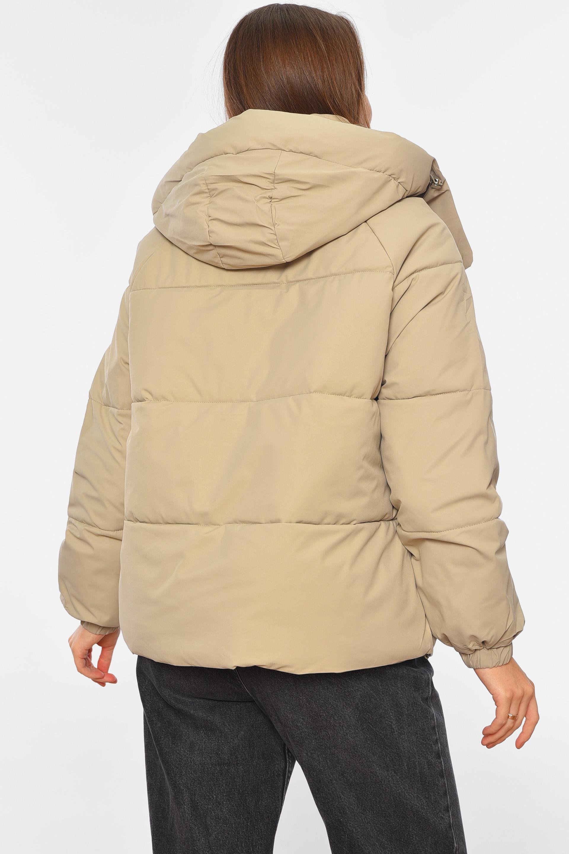 Куртка жіноча єврозима L Бежевий (195115) - фото 3 Куртка жіноча єврозима L Бежевий (195115) - фото 3