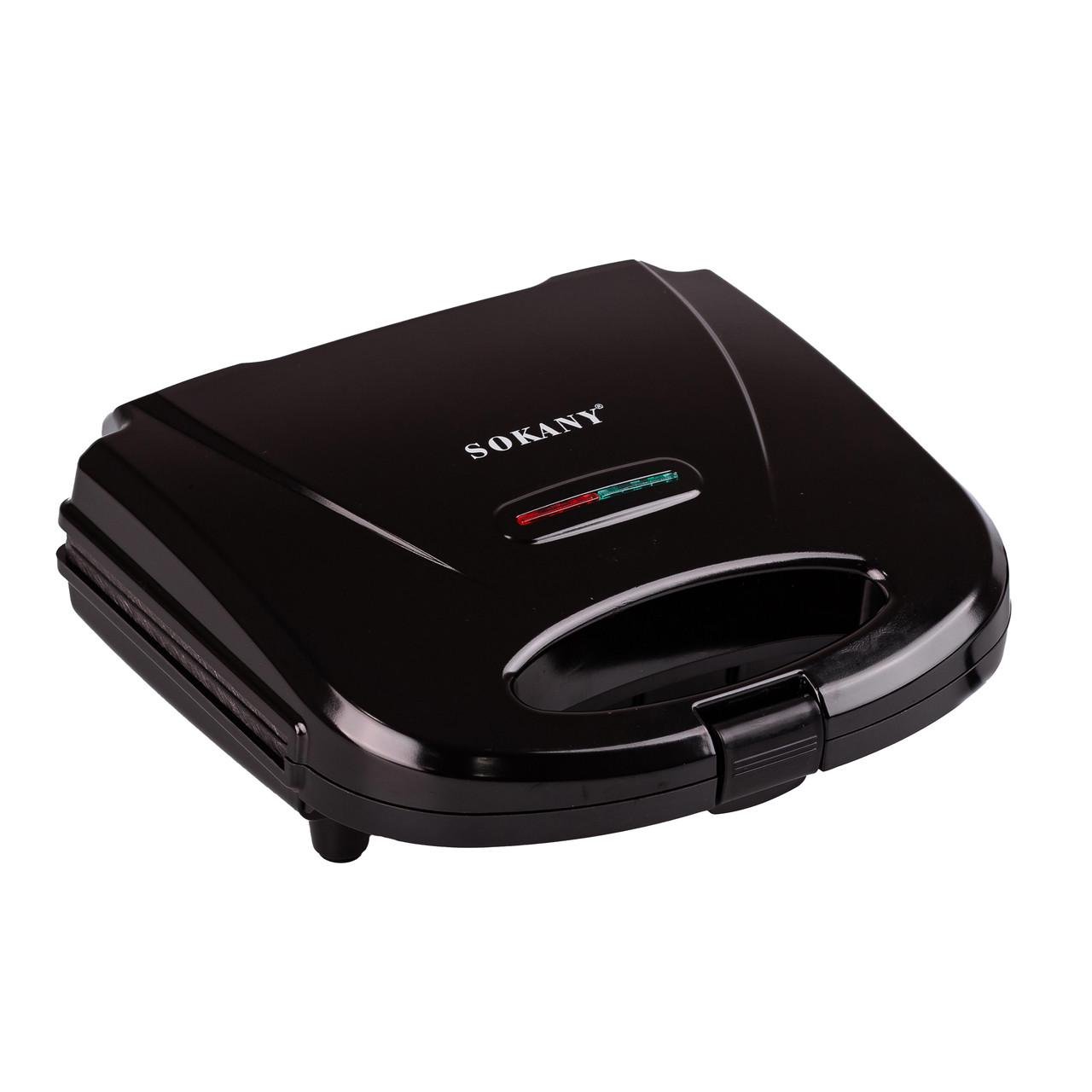 Вафельница Sokany для панкейков 750 Вт на 2 панкейка (3179) Вафельница Sokany для панкейков 750 Вт на 2 панкейка (3179)