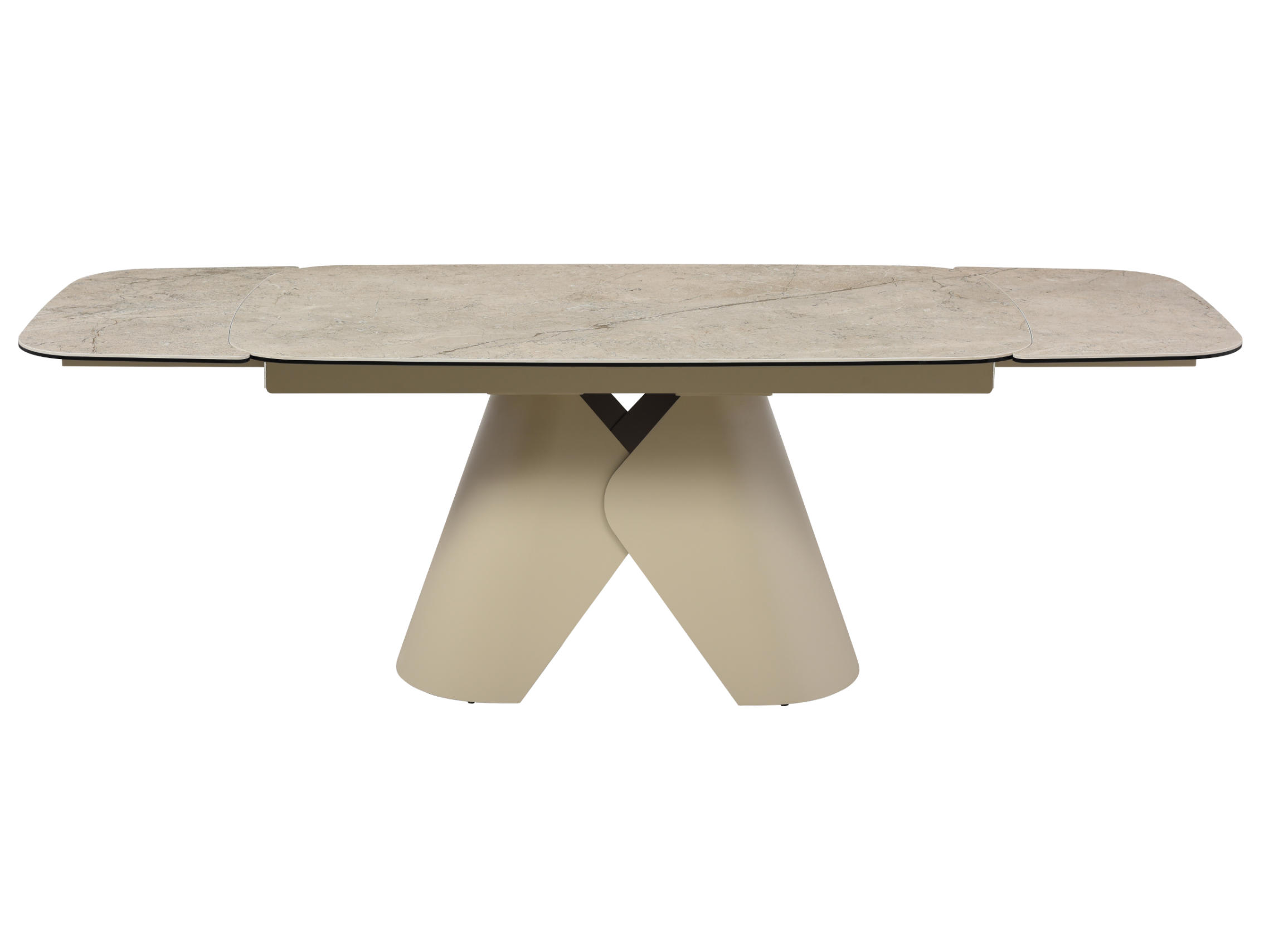 Стіл обідній розсувний Vetro Mebel Паріс 1600- 2400x900x760 мм Іджео беж/Бежевий (TМL-997) - фото 2 Стіл обідній розсувний Vetro Mebel Паріс 1600- 2400x900x760 мм Іджео беж/Бежевий (TМL-997) - фото 2