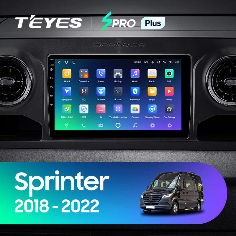 Автомагнітола штатна Teyes SPRO Plus для Mercedes-Benz Sprinter 2018-2022 Android (1770637196) - фото 3