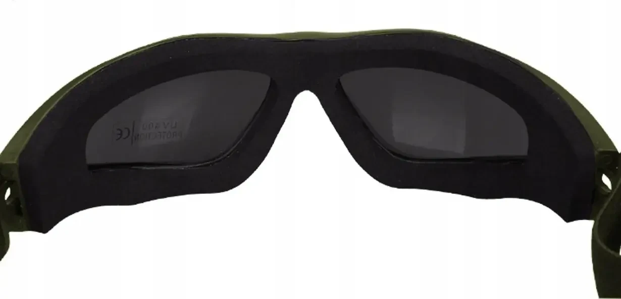 Очки защитные десантные затемненные Mil-Tec Commando Brille Air Pro Olive Smoke (15615301) - фото 6 Очки защитные десантные затемненные Mil-Tec Commando Brille Air Pro Olive Smoke (15615301) - фото 6