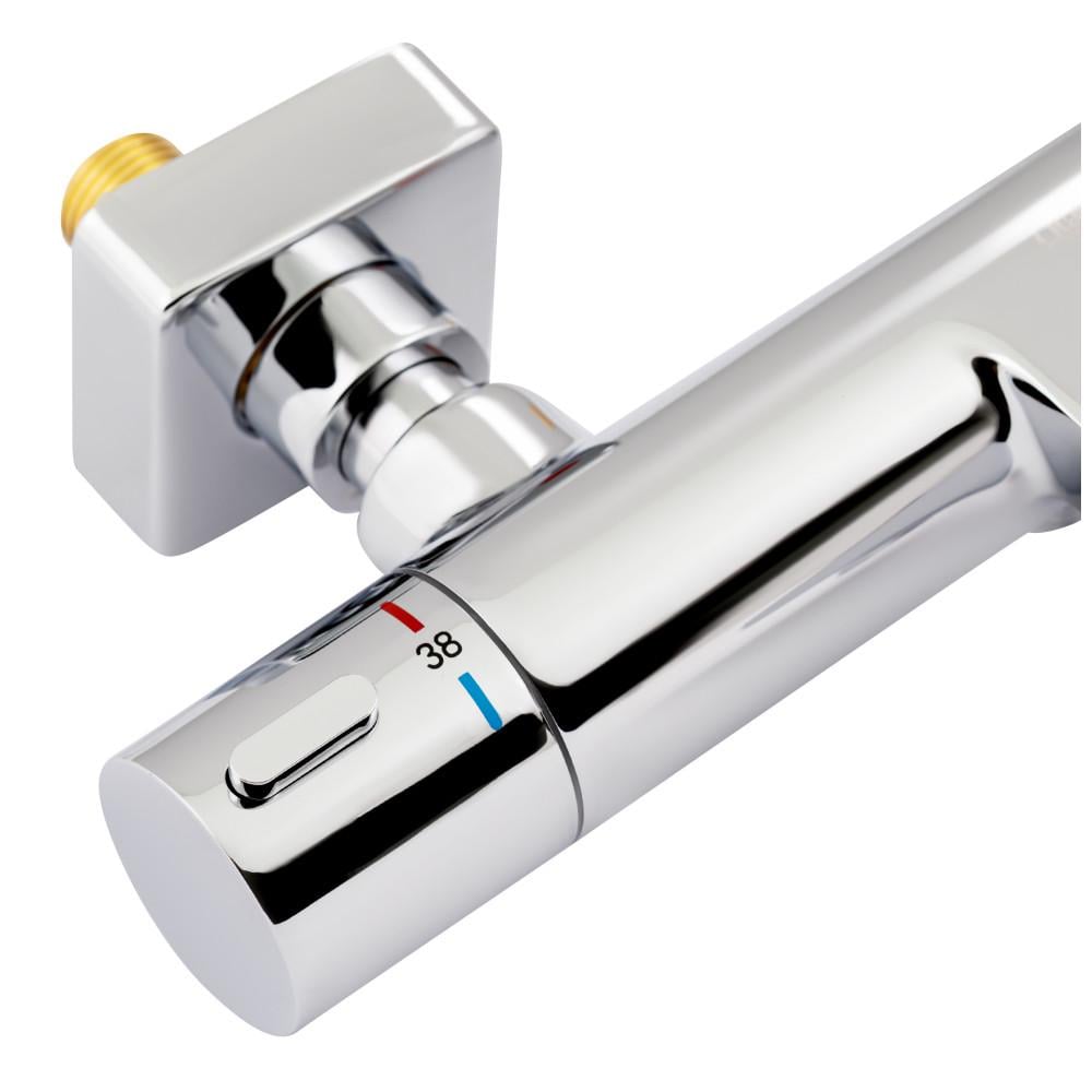 Змішувач для ванни Qtap Votice QVTC30T105GC термостатичний Chrome (2553560473) - фото 4