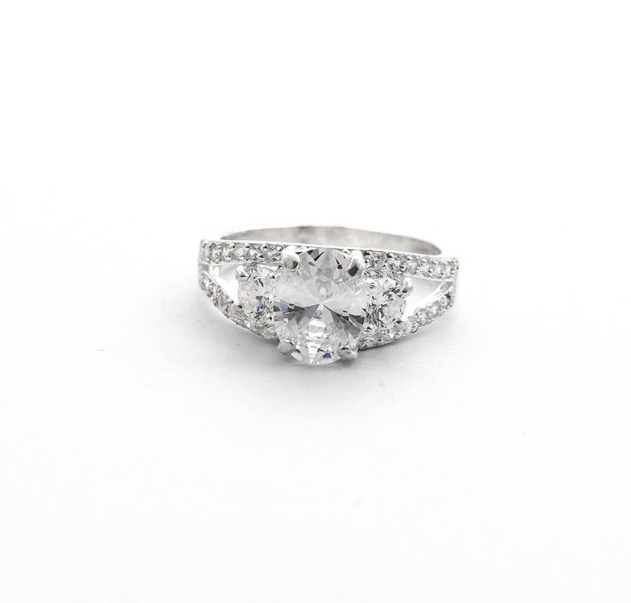 Кільце срібне жіноче з фіанітами Maxi Silver 8131 SE р. 17,5 (8813181) Кільце срібне жіноче з фіанітами Maxi Silver 8131 SE р. 17,5 (8813181)