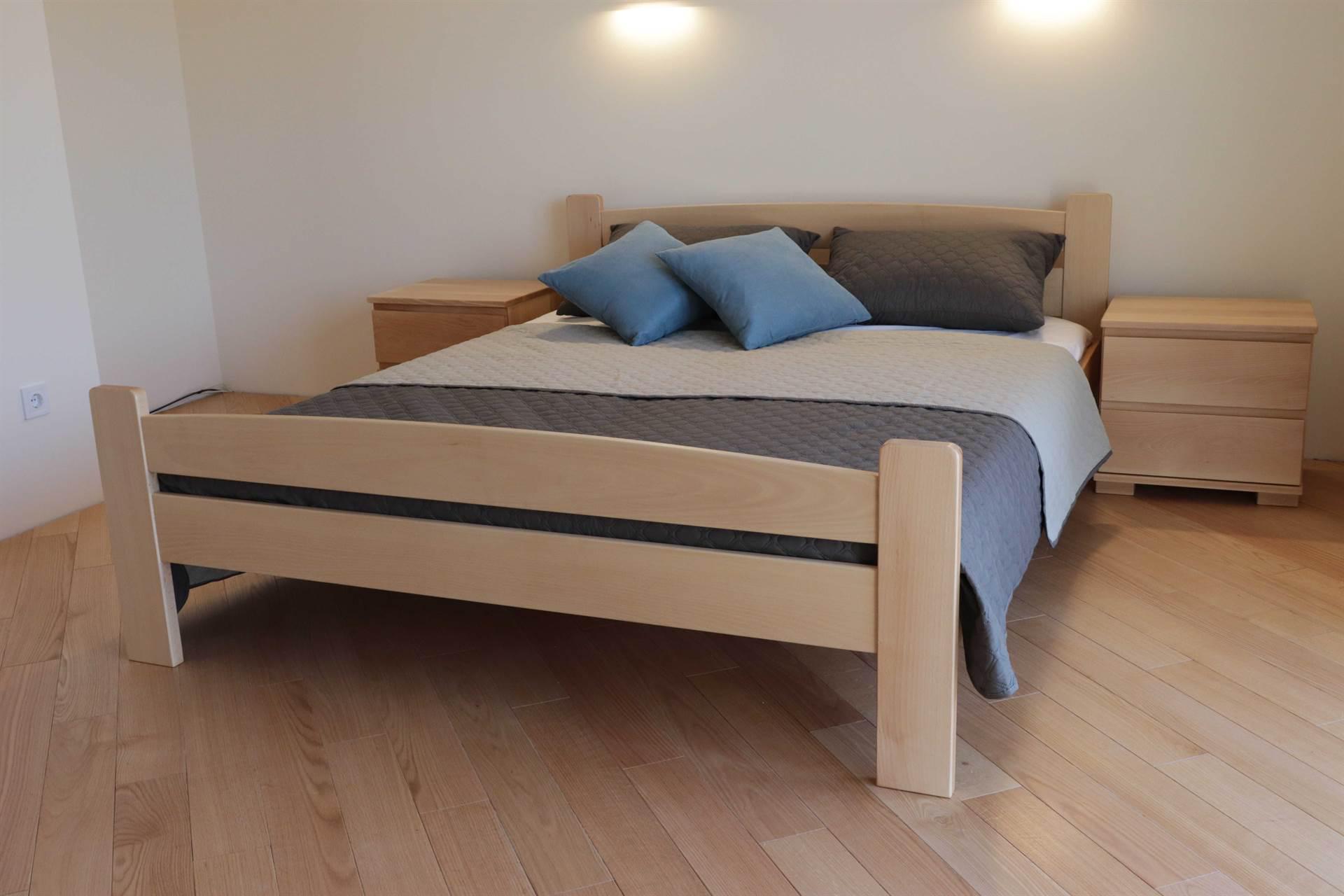 Кровать классическая односпальная покрытие эмаль Дримка Каспер 80х190 из массива бука Слоновая кость (26366)