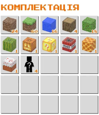 Конструктор магнитный майнкрафт Magnetic Cube водопад в джунглях 128 дет. (10375) - фото 3