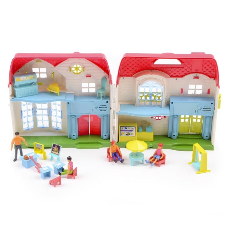 Игровой набор Кукольный домик с мебелью и фигурками (IM439)