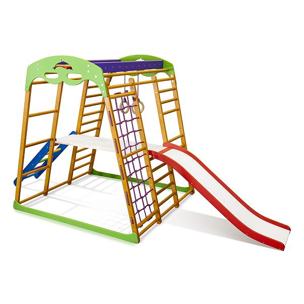 Детский спортивный комплекс для квартиры Карамелька Plus 2 (ASportBaby128)