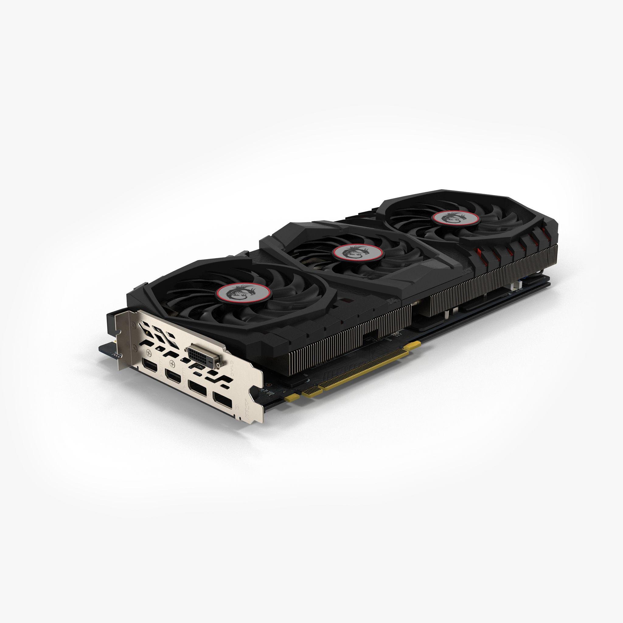 Відеокарта MSI GeForce GTX 1080 Ti Gaming Trio 11GB (22517066) - фото 3