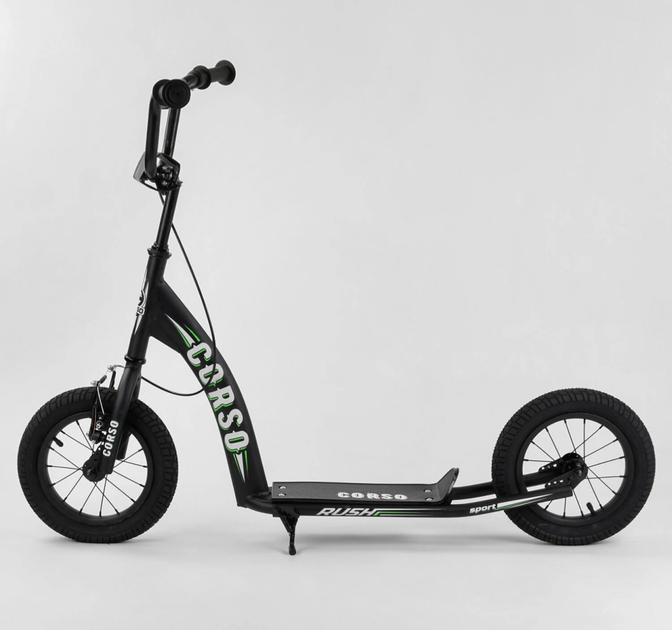 Самокат Corso CR-T 0070/1 ручне переднє гальмо/колеса надувні 12" (25155989) - фото 1 Самокат Corso CR-T 0070/1 ручне переднє гальмо/колеса надувні 12" (25155989) - фото 1