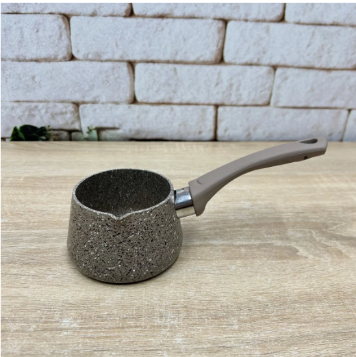 Турка для кофе OMS с антипригарным покрытием 450 мл Коричневый (3232-450-braun)