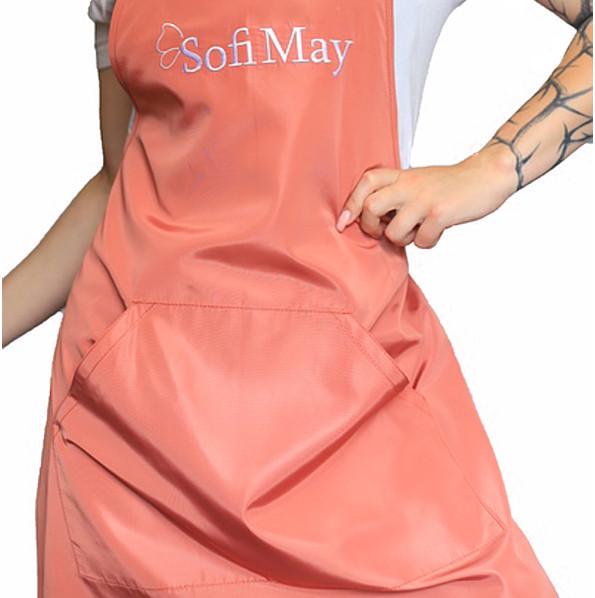Фартух косметолога Sofi May з кишенею Абрикосовий - фото 2 Фартух косметолога Sofi May з кишенею Абрикосовий - фото 2