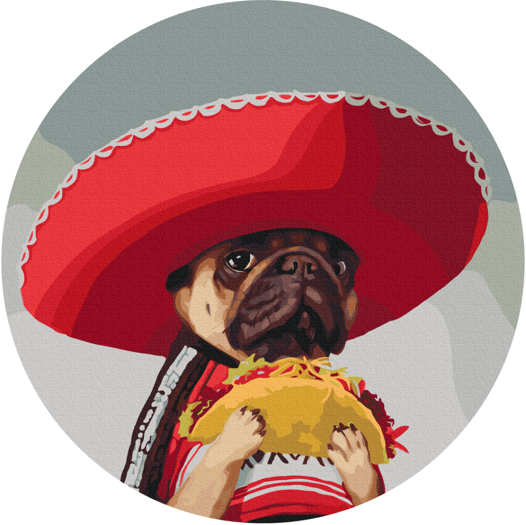 Картина по номерам Brushme Тако для Амиго d 40 см (RC00040L)