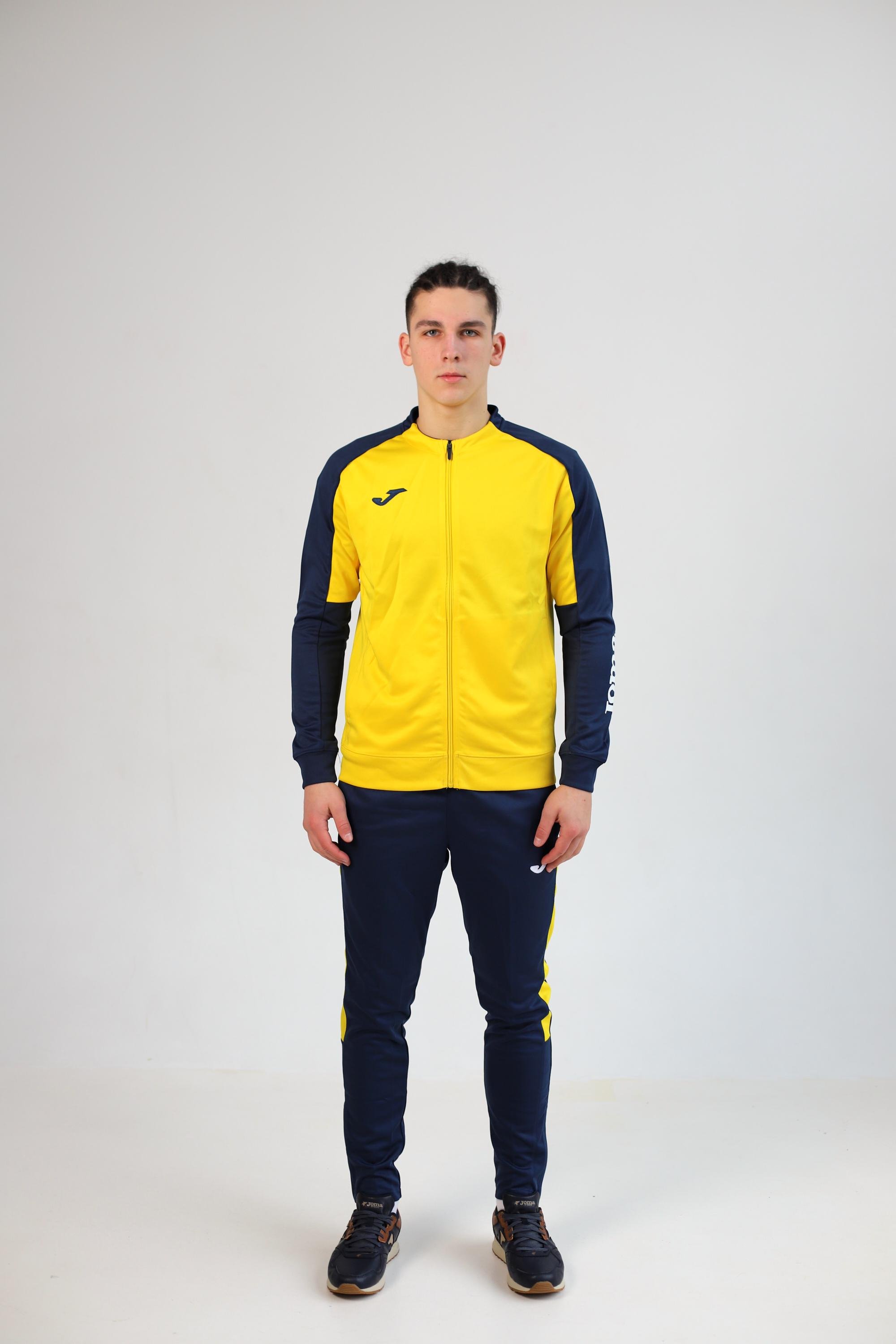 Спортивний костюм Joma 102751.903 Eco Championship Tracksuit M Yellow Navy - фото 1