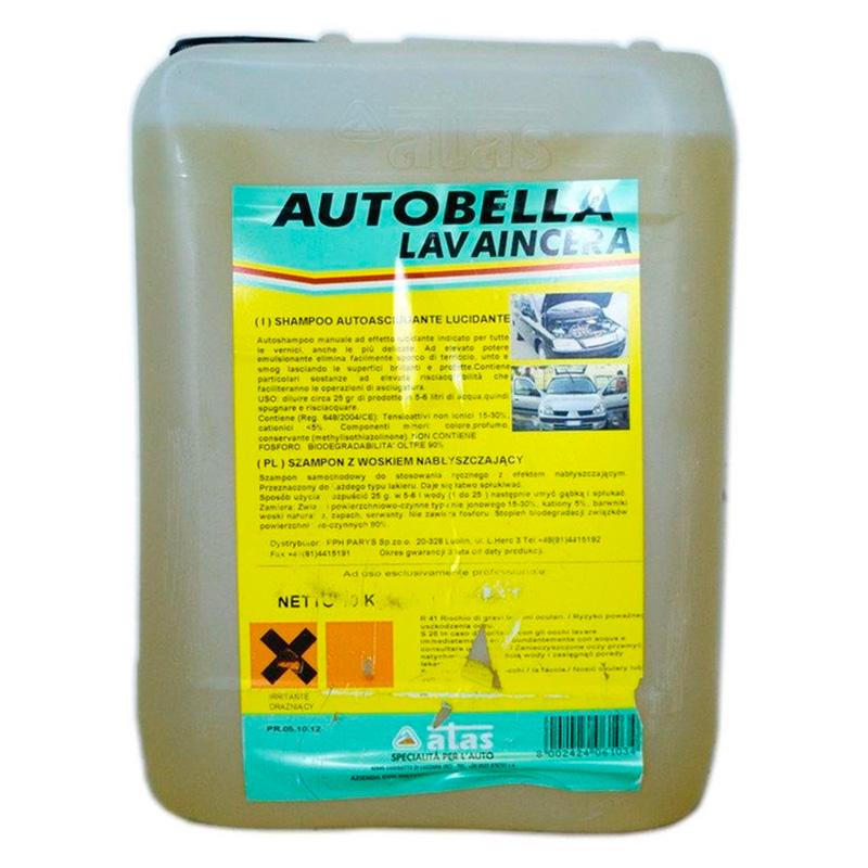 Шампунь для ручной мойки Atas AUTOBELLA Wosk 10 кг (083735)