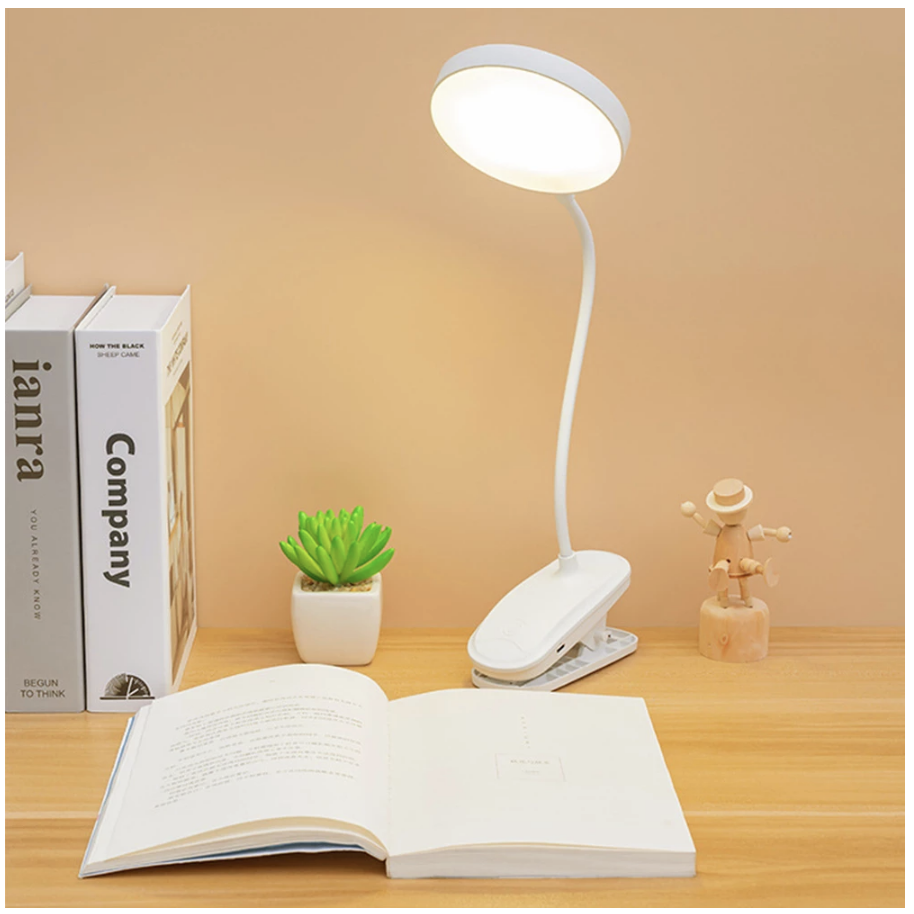 Настільна лампа Desk Lamp USB White Акумулятор 1200 мА/год (1743978340) - фото 3