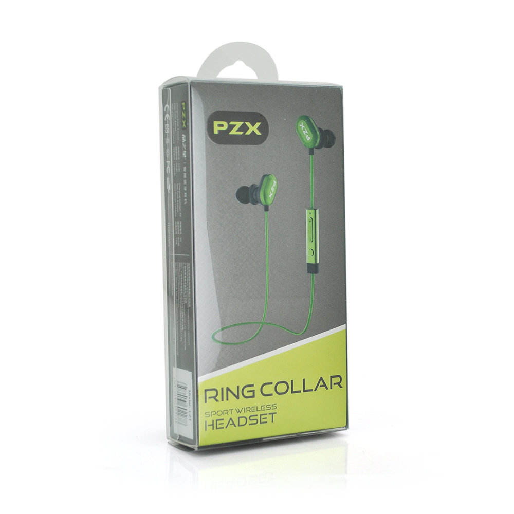 Наушники PZX L-21 с микрофоном Green (25688827)