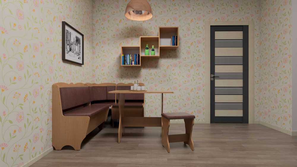 Стіл кухонний Компаніт КС-1 Бук (60c733ee56ed397aa7104870) - фото 3