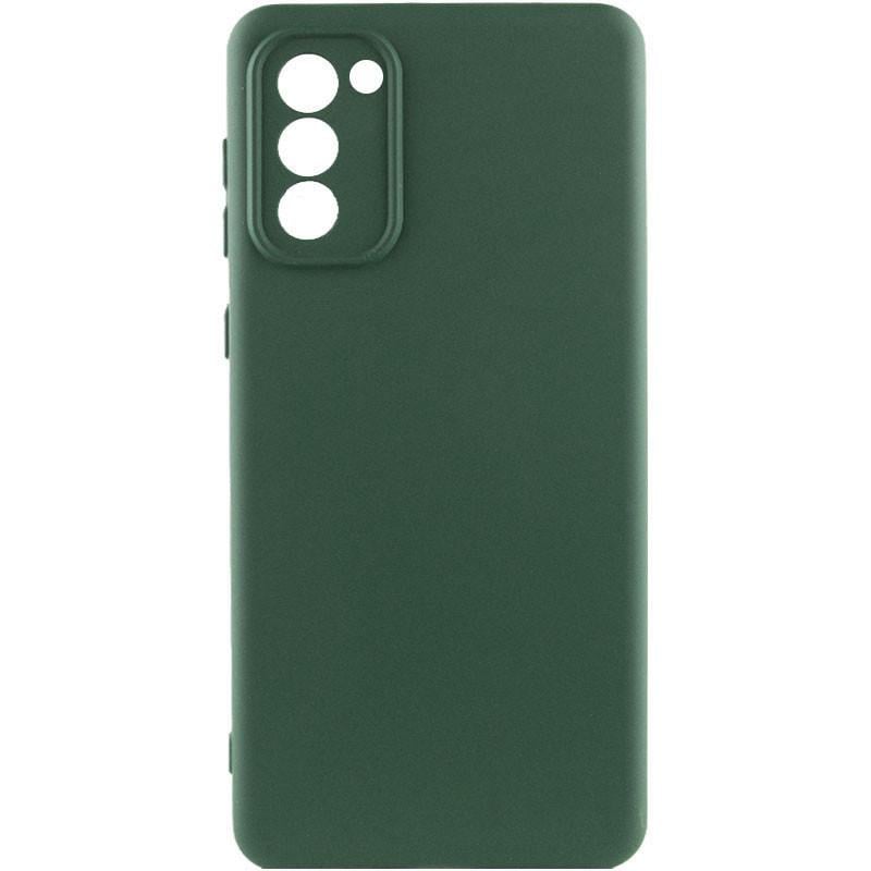 Протиударний чохол Silicone Cover Lakshmi Full Camera (AAA) для Samsung Galaxy S20 FE Зелений / Cyprus Green