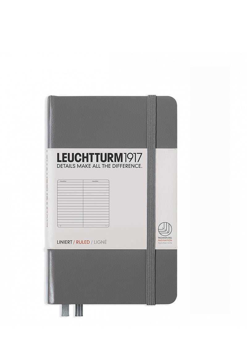 Блокнот Leuchtturm1917 карманный линия Антрацит (344775)