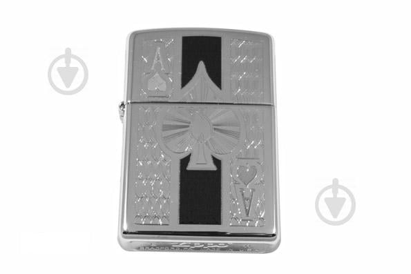 Зажигалка Zippo Ace Silver (24196) - фото 1