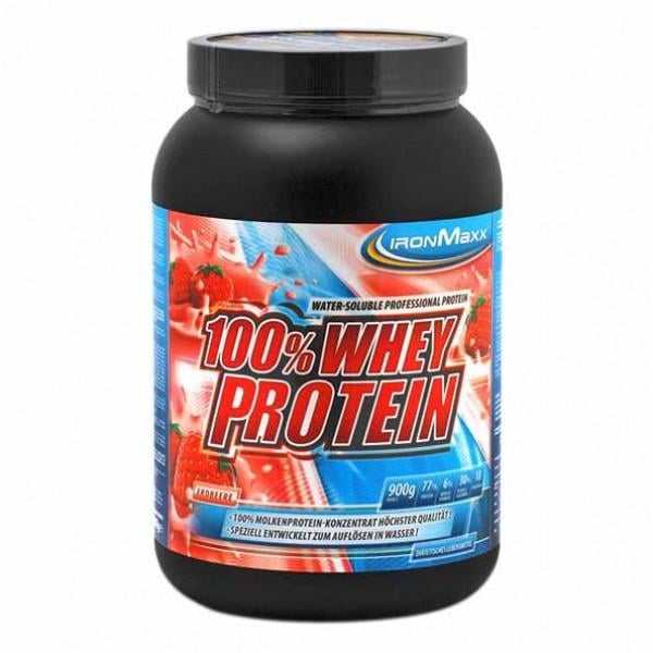 Протеин Ironmaxx 100% Whey 900 г Клубника (1198V2995)