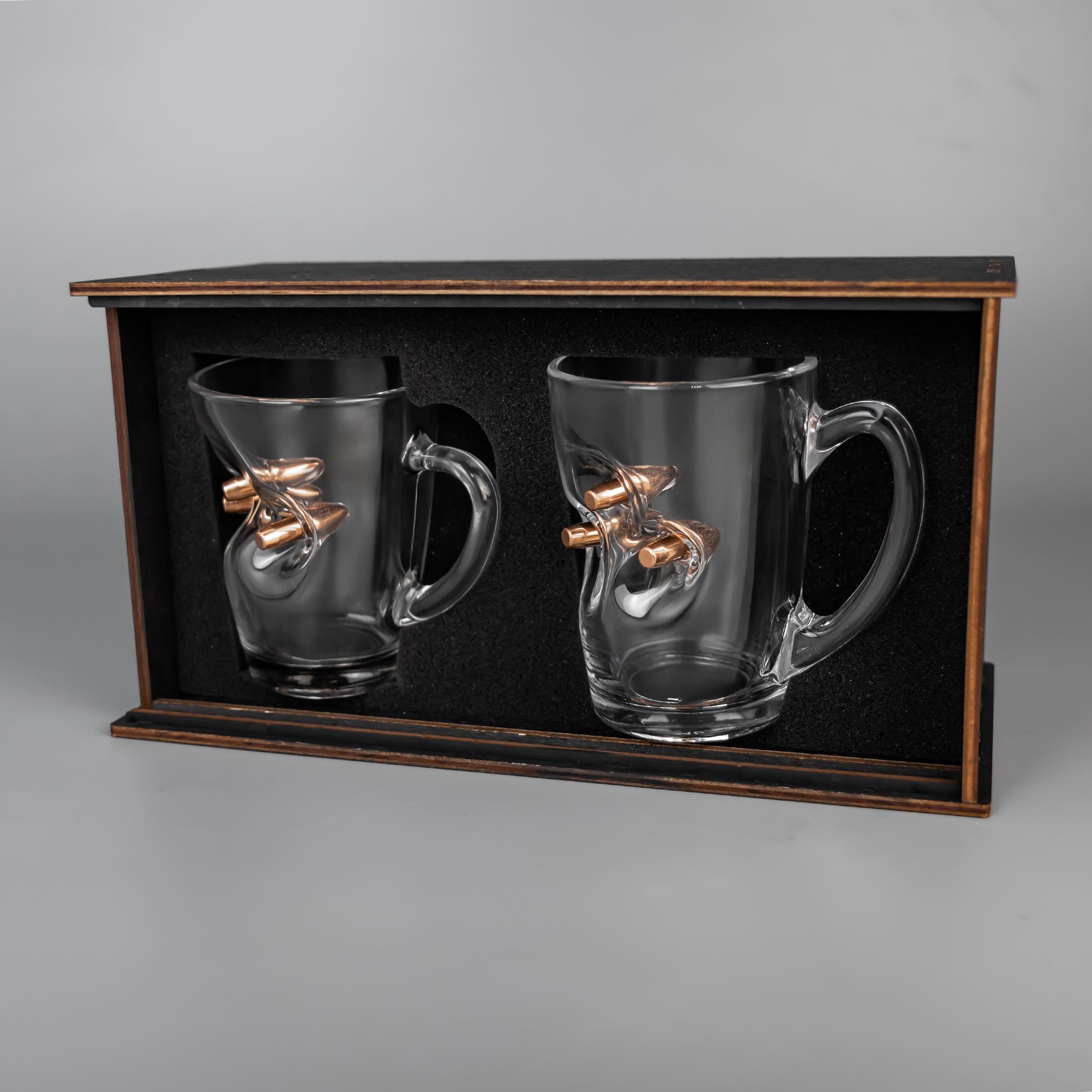 Чашки с тремя шарами VSKLO в подарочной упаковке