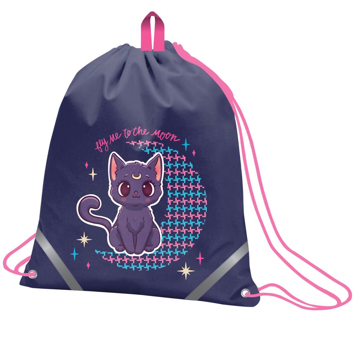 Сумка для обуви YES Fantastic Kitty 40x35 см Сиреневый (559672)