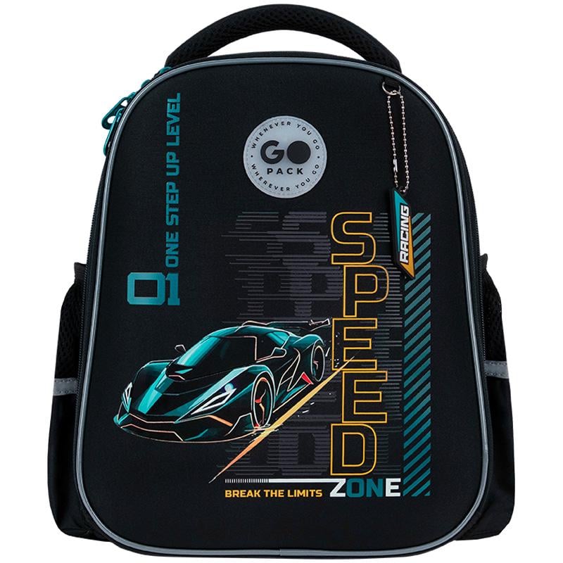 Рюкзак школьный полукаркасный GoPack Education GO26-165S-5 Speed Zone с карандашами Kite 18 цветов (000996007)