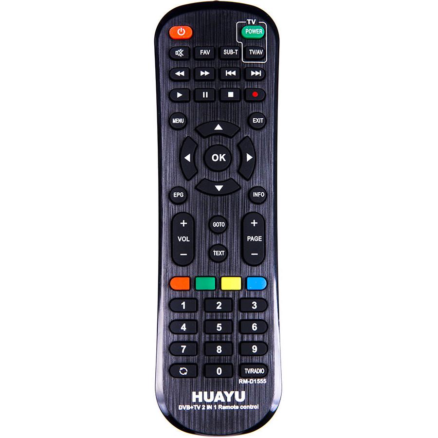Пульт для медиаплеера Huayu RM-D1555 для DVB-T2 тюнеров (4474)