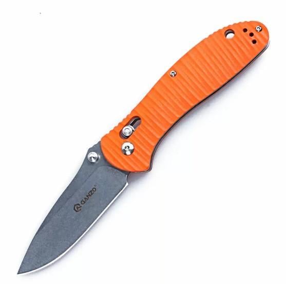 Ніж складаний кишеньковий універсальний Axis Lock Ganzo G7392P-OR 205 мм Orange (552002)