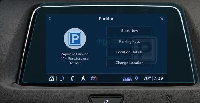 Стекло защитное Pixsel гибридный глянец на монитор Cadillac XT 4 10,9“ 2018