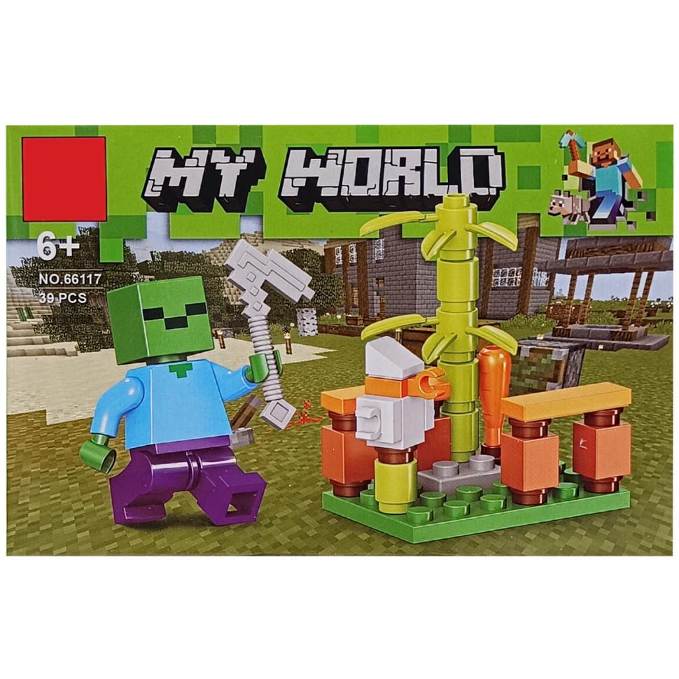 Конструктор дитячий Minecraft 66117-3 39 деталей (RLT53196)