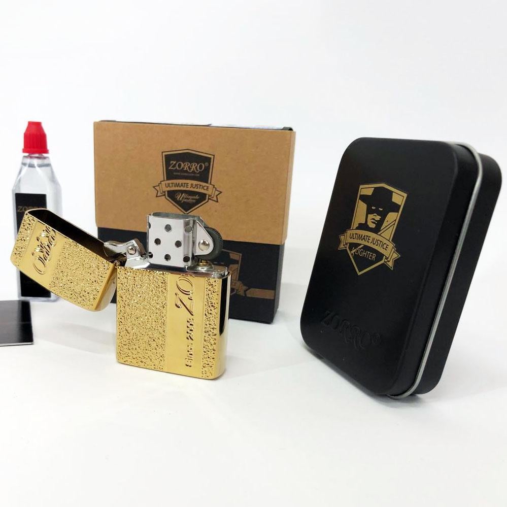 Набор для зажигалки бензиновая Zorro HL-358 Золото (310846) Набор для зажигалки бензиновая Zorro HL-358 Золото (310846)