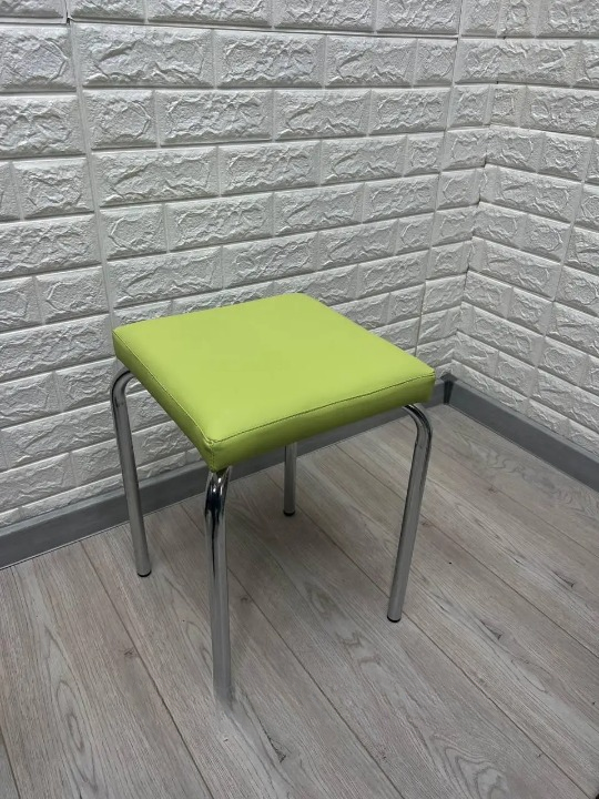 Табурет кухонний Tutty 30х30х45 см Салатовий/Хром (28373993)