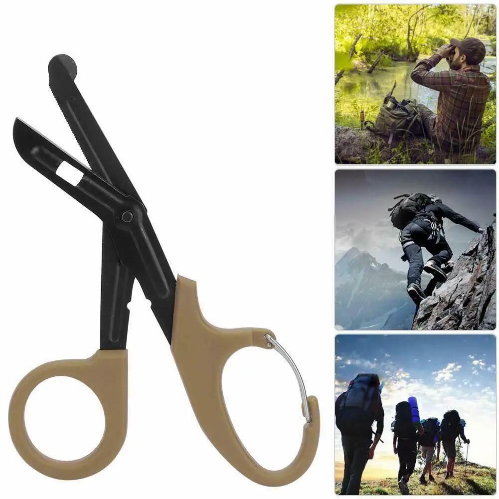 Ножницы атравматические с карабином 19 см. Койот (1408) - фото 2