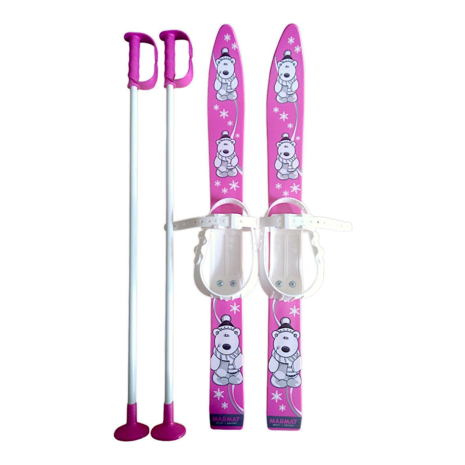 Набір лижний дитячий Marmat 70 см Рожевий (11281) Набір лижний дитячий Marmat 70 см Рожевий (11281)