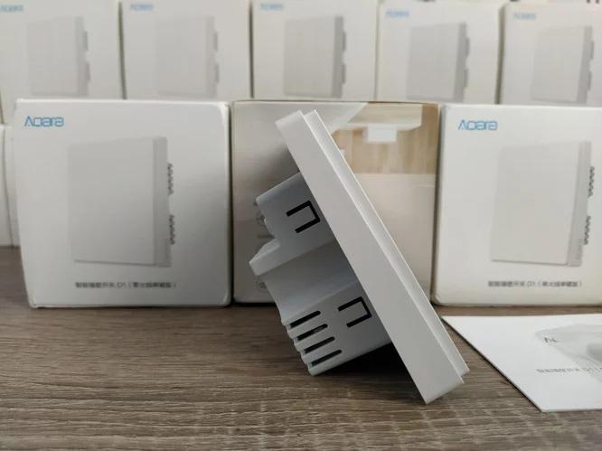 Выключатель одноклавишный Aqara Zi GBee D1 QBKG21LM (50700) - фото 2 Выключатель одноклавишный Aqara Zi GBee D1 QBKG21LM (50700) - фото 2