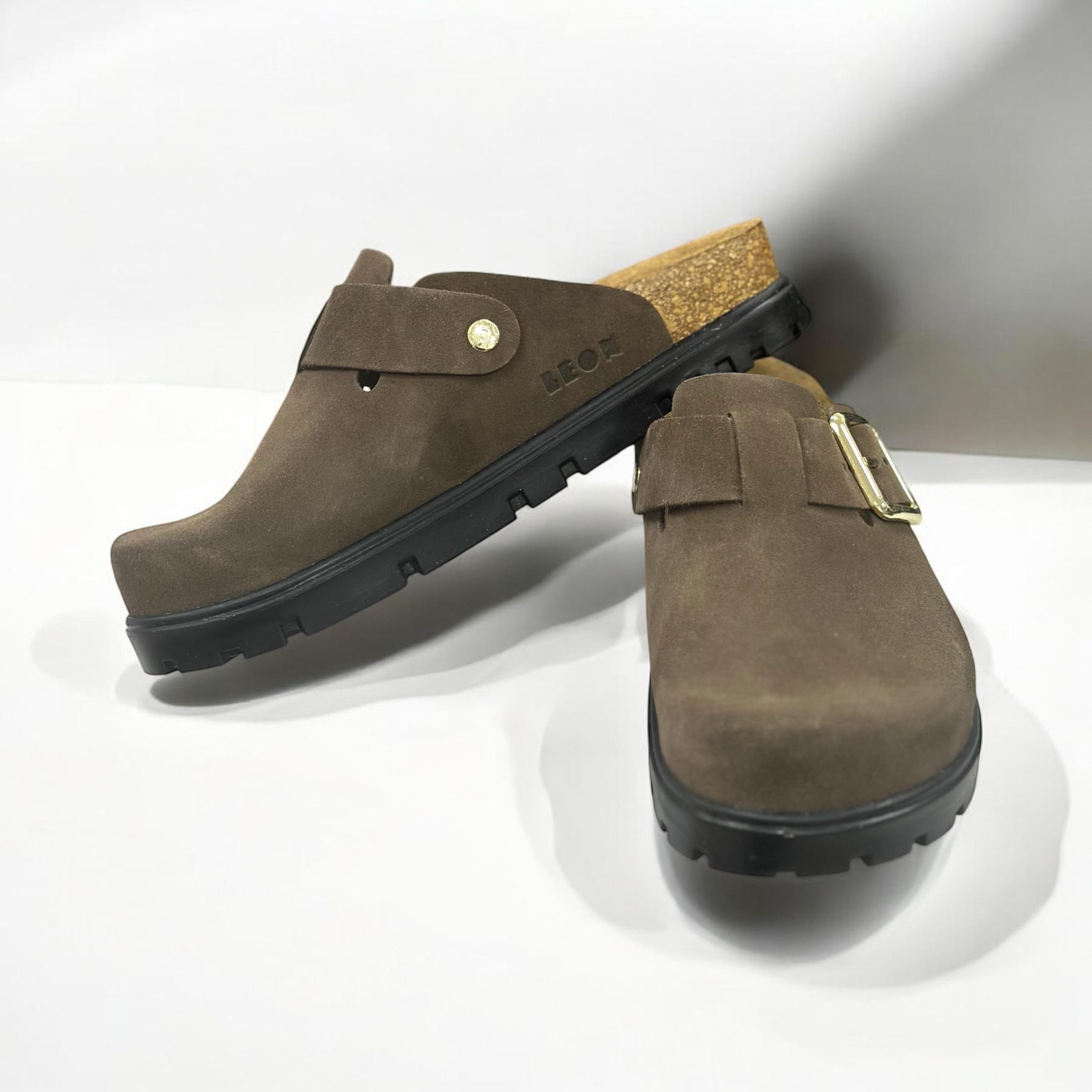 Сабо жіночі Leon р. 39 Коричневий (25088426) - фото 5 Сабо жіночі Leon р. 39 Коричневий (25088426) - фото 5