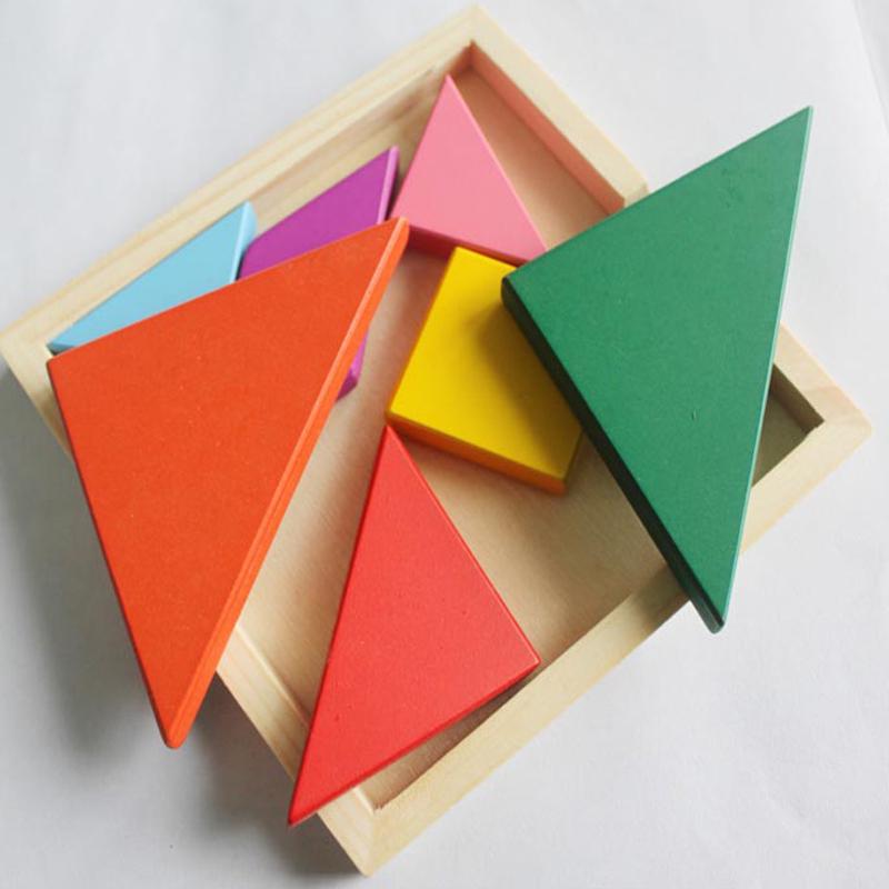 Геометрическая интеллектуальная головоломка Танграм Разноцветный - фото 3 Геометрическая интеллектуальная головоломка Танграм Разноцветный - фото 3