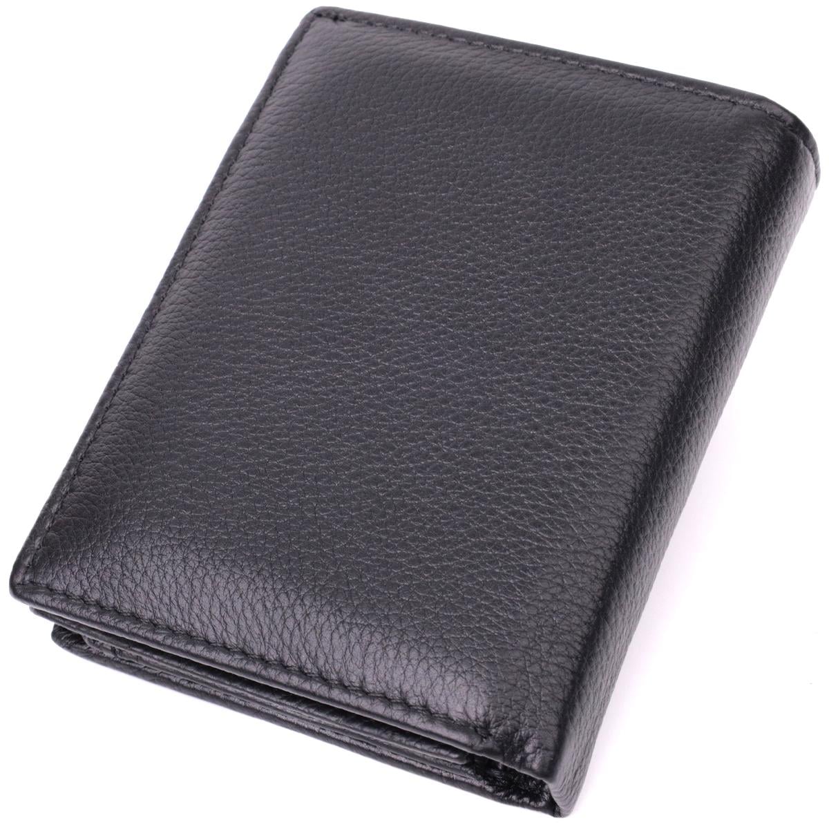 Гаманець шкіряний ST Leather 22474 Чорний - фото 2
