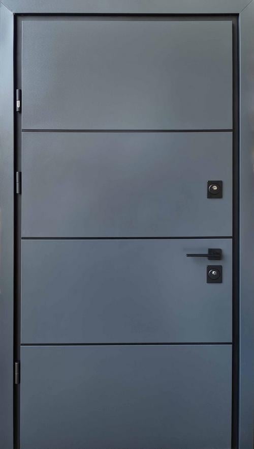 Двері вхідні Straj Proof Party D 970x2040 мм Антрацитовий (25355947)